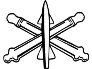  Military Rockets Decal Proportional