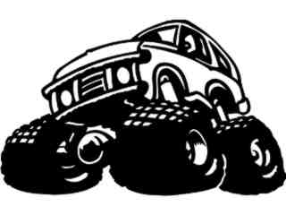  Monster Car_ 0 4 8_ V A 1 Decal Proportional