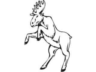  Moose Animal Wild_ 0 2 1a Decal Proportional