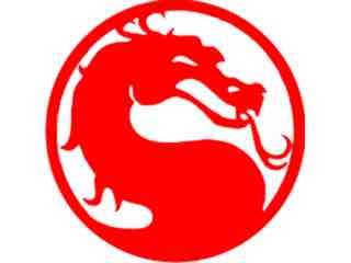  Mortal Kombat Decal Proportional