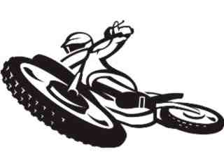 Moto Cross Decal Proportional