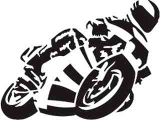  Moto Crouch Rocket Lean Decal Proportional