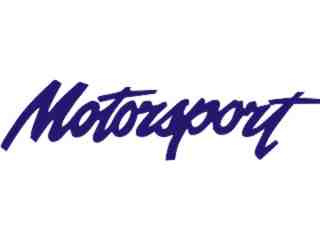  Motorsport Word Decal Proportional