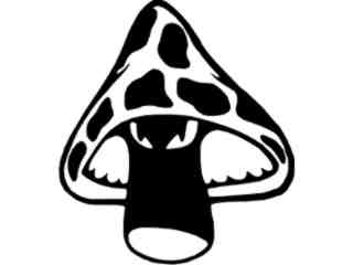  Mushroom Man Grouch Decal Proportional