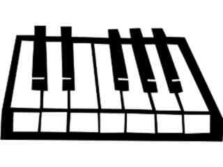 Music_ Keyboard_ 1 7 1_ V A 1 Decal Proportional