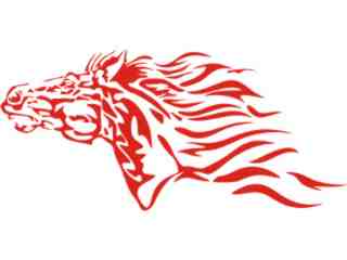  Mustang Horse Flame 0 4_ A F 1 Decal Proportional