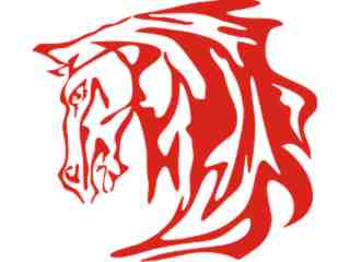  Mustang Horse Flame 1 2_ A F 1 Decal Proportional