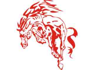  Mustang Horse Flame 1 3_ A F 1 Decal Proportional
