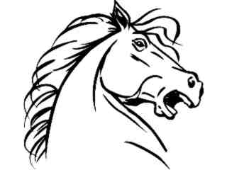 Mustang Horse Power Decal Proportional