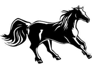  Mustang Horse Run 2_ M B 1 Decal Proportional