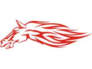  Mustang Horse Tribal 0 3_ A F 1 Decal Proportional