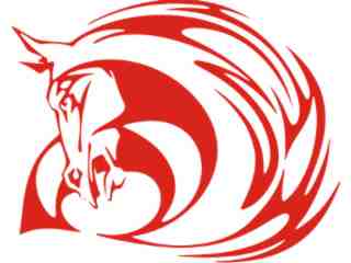  Mustang Horse Tribal 0 8_ A F 1 Decal Proportional