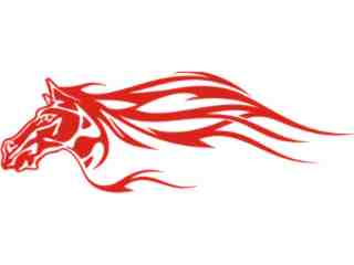  Mustang Horse Tribal 0 9_ A F 1 Decal Proportional
