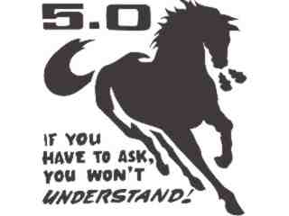  Mustang Understand Gallup Decal Proportional