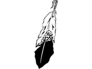  Native American_ Brave Feather_ 1 7 8_ V A 1 Decal Proportional