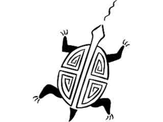  Native American_ Turtle_ 1 7 8_ V A 1 Decal Proportional