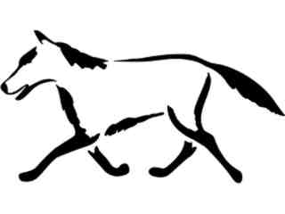  Native American_ Wolf_ 1 7 8_ V A 1 Decal Proportional