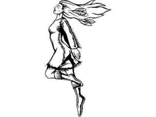  Native Indian Female_ M B 1 Decal Proportional