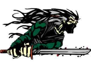  Ninja With Sword_ G D 2 Decal Proportional