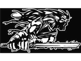  Ninja With Sword_ I N V_ G D G Decal Proportional