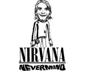  Nirvana Characature Decal Proportional