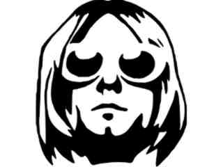  Nirvana Kurt Shades Decal Proportional
