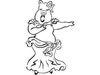  Opera Piggy_ 0 4 5_ V A 1 Decal Proportional