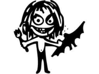  Ozzy Eats Bat Decal Proportional