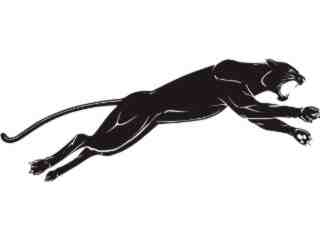  Panther Leap Decal Proportional