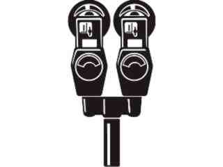  Parking Meter_ P A 1 Decal Proportional