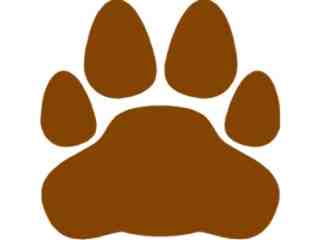  Paw Decal Proportional