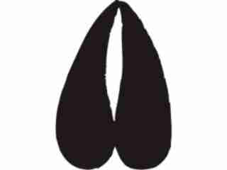  Paw Prints_ 1 3 Decal Proportional