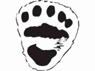  Paw Prints_ 3 4 Decal Proportional