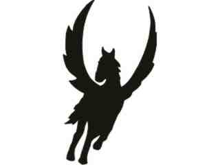  Pegasus Flying Decal Proportional