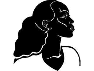  People_ African American Woman_ 1 8 1_ V A 1 Decal Proportional