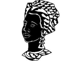  People_ African Woman_ 1 8 1_ V A 1 Decal Proportional