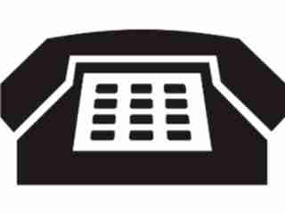  Phones Faxes_ 1 4 Decal Proportional