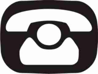  Phones Faxes_ 3 4 Decal Proportional