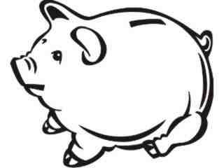  Piggy Bank_ P A 1 Decal Proportional