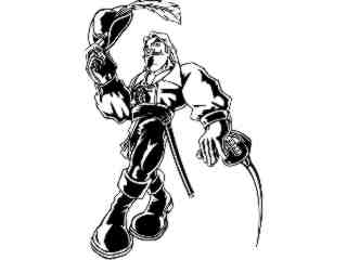  Pirate Hat Tip_ M B 1_ D T L Decal Proportional