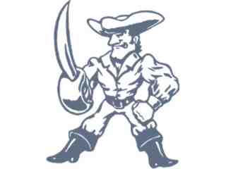  Pirate Long John Decal Proportional