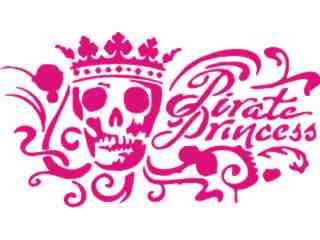  Pirate Princess Decal Proportional