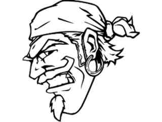  Pirate Profile_ M B 1 Decal Proportional