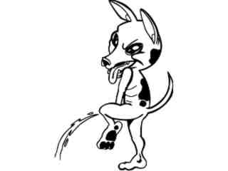  Pisser Dog_ G D G Decal Proportional
