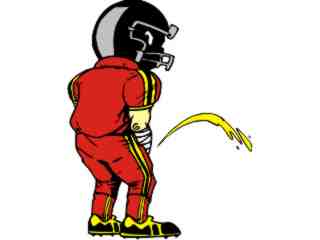  Pisser Football_ G D 1 Decal Proportional