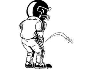  Pisser Football_ G D G Decal Proportional