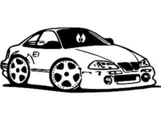  Pontiac Grand Am Decal Proportional