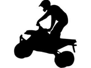  Quad Motorcycle B M X_ 3 0 Decal Proportional