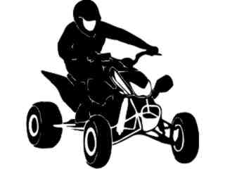  Quad Motorcycle B M X_ 3 3 Decal Proportional