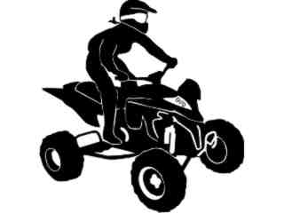  Quad Motorcycle B M X_ 4 0 Decal Proportional